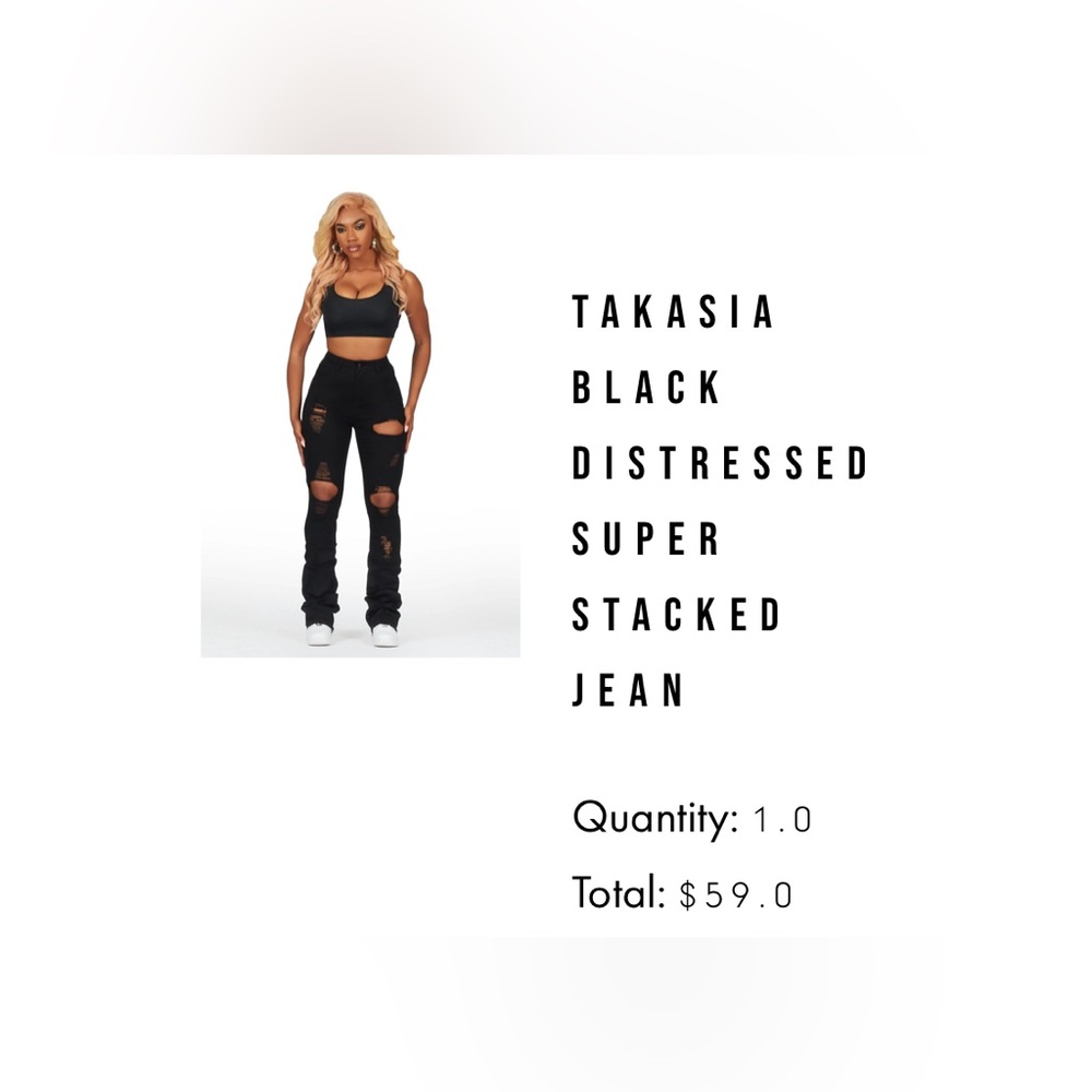 Rockstar Original Black Stacked Jeans